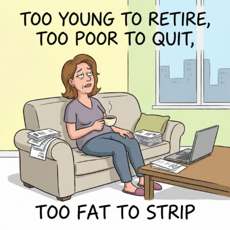 Retire quit strip sat coffee