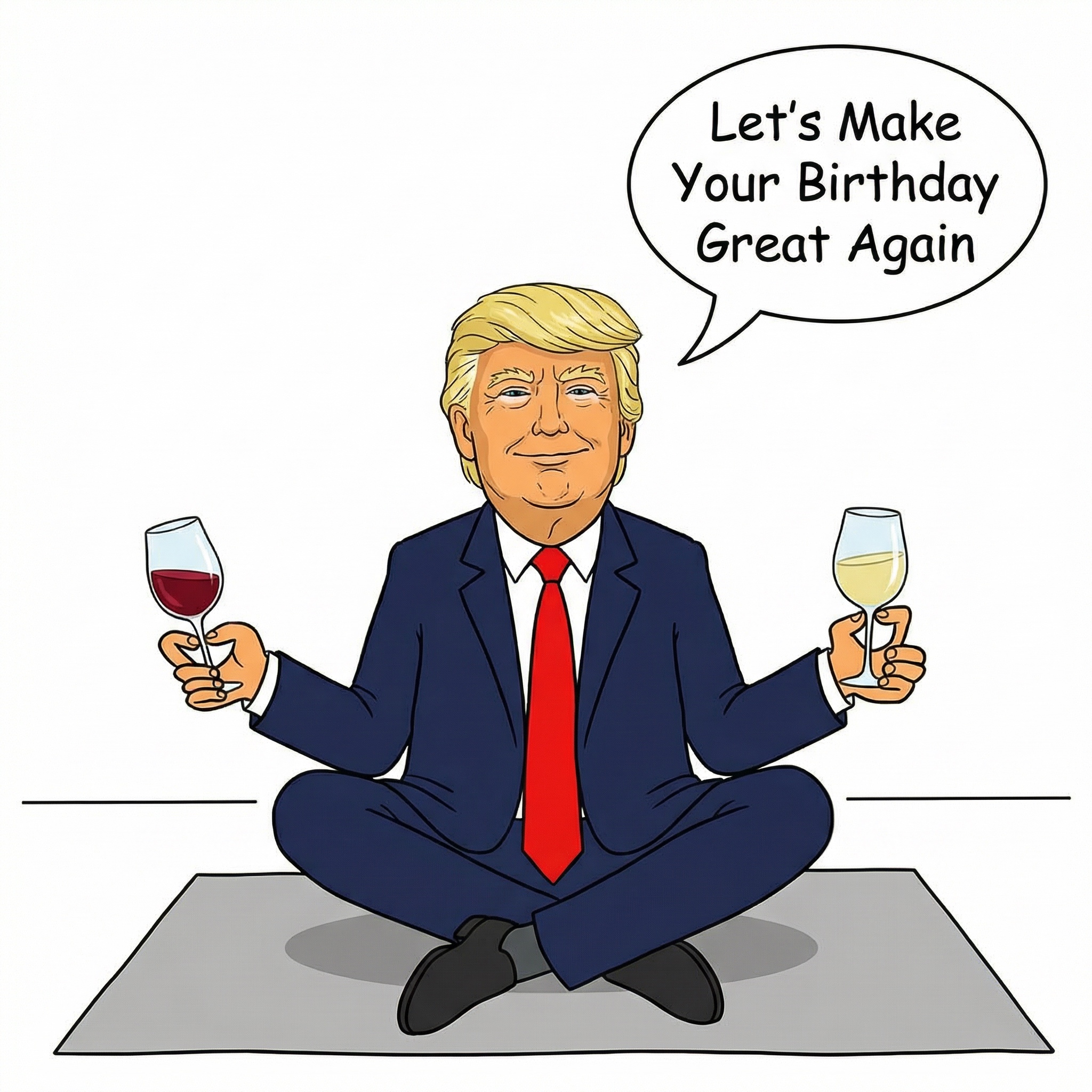 Trump great wine