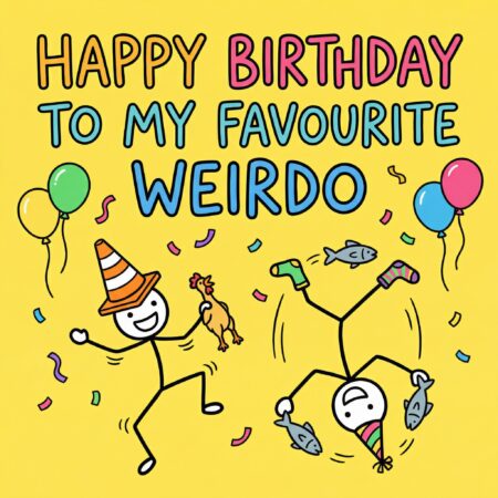 Favourite Weirdo Card