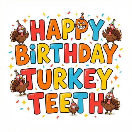 Turkey Teeth Card