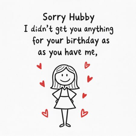 sorry hubby stick