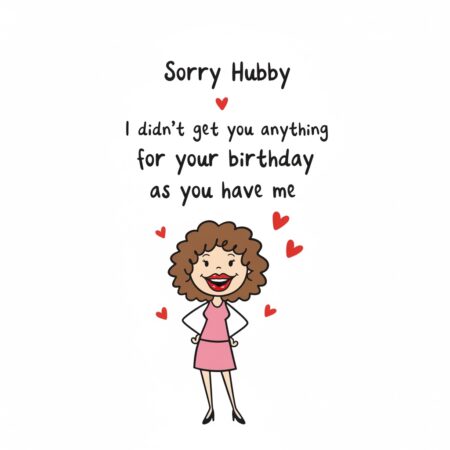 sorry hubby pink