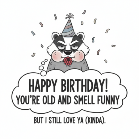 Badger Smell Birthday