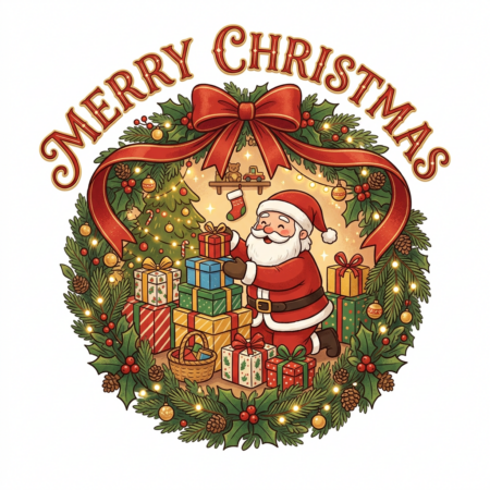 Santa Stacking Presents