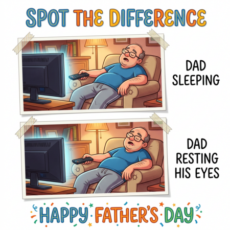 Spot The Difference Dad
