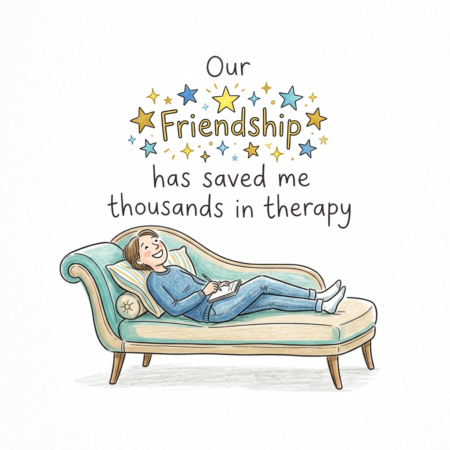 Friendship Saves Me Thousands