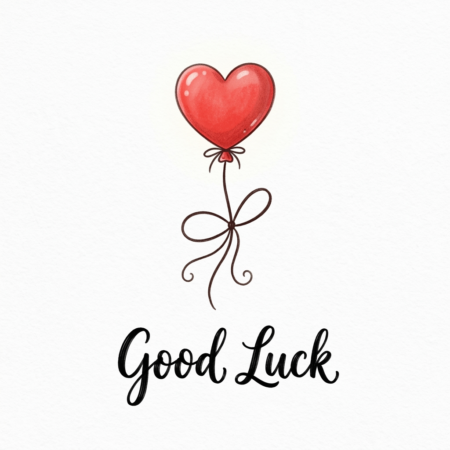 Heart Balloon Luck