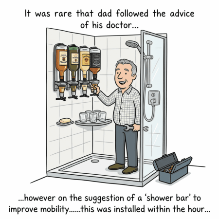 Shower Bar Him
