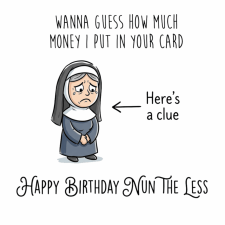 Nun In Your Card