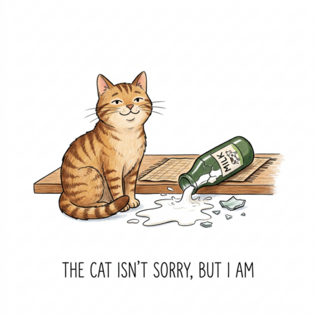 Cat Not Sorry