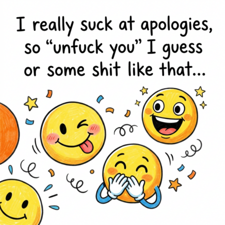 I Suck At Apologies