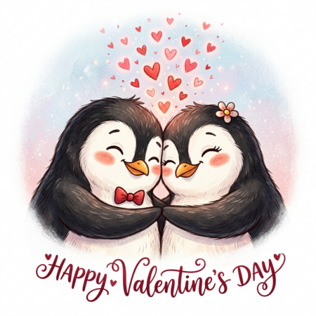 Pengiun Valentine