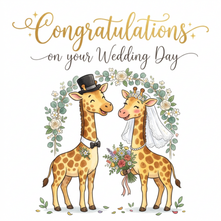 Giraffe Wedding