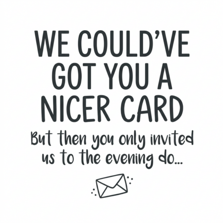 Nicer Wedding Card