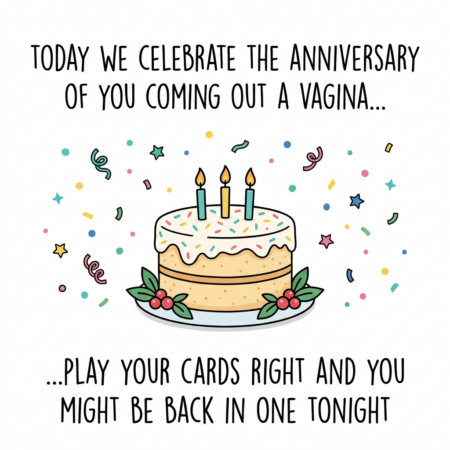 Vagina Birthday Anniversary 2