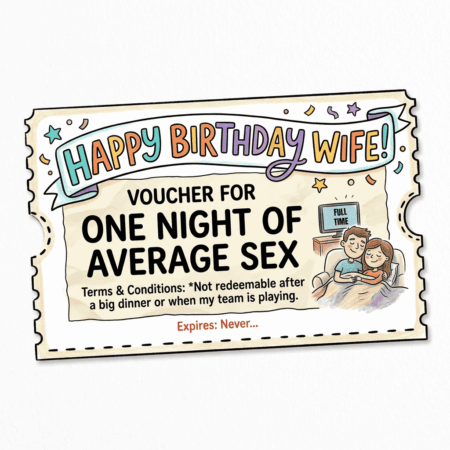 Wife Birthday Voucher