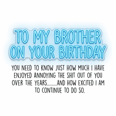 Enjoyed Annoying You Brother