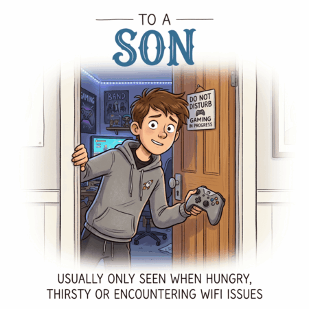 Hungry, Thirsty, No Wifi Son