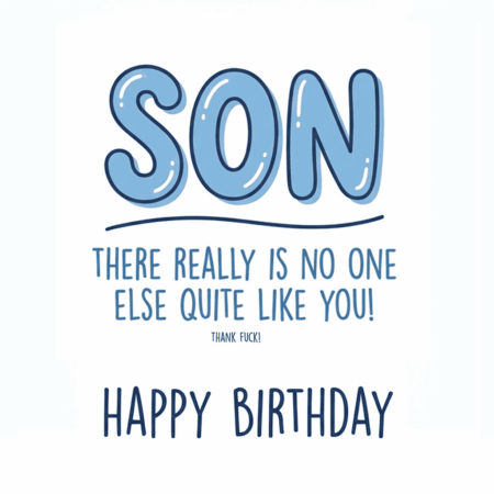 No Son Quite Like You