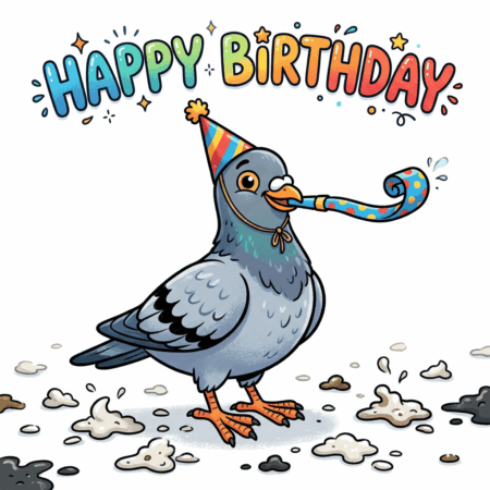 Pigeon Birthday