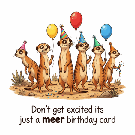 Meer Birthday Card