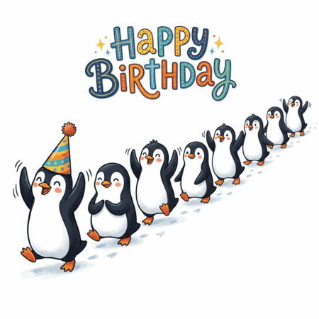 Penguin Procession