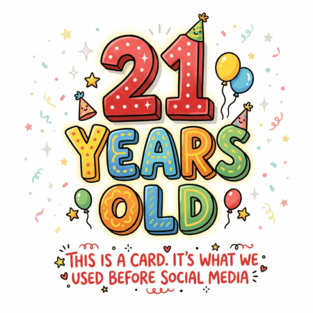 Traditional Card 21st