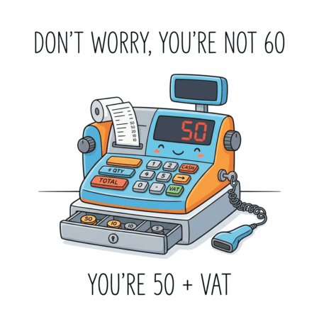 Plus VAT 60th