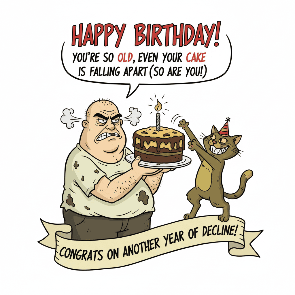 Old Cake Birthday