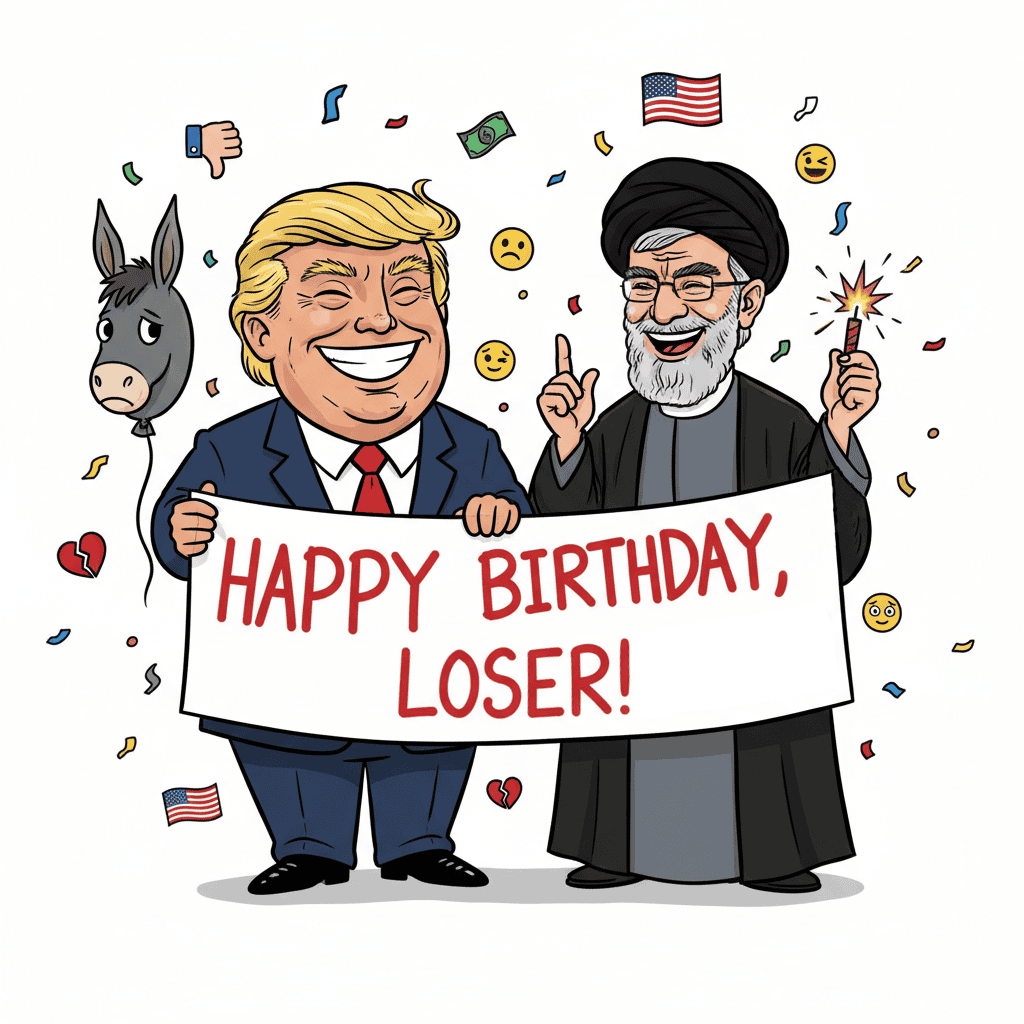 Trump Iran Birthday 3