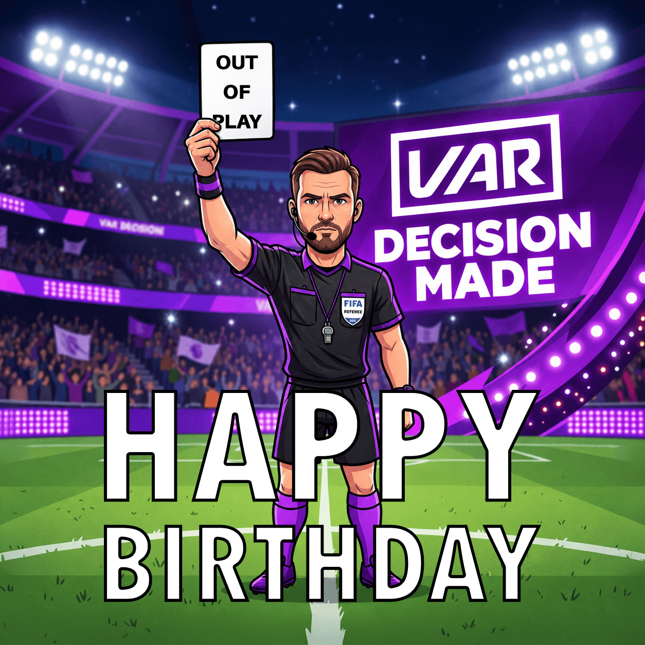 Football VAR Out of Play